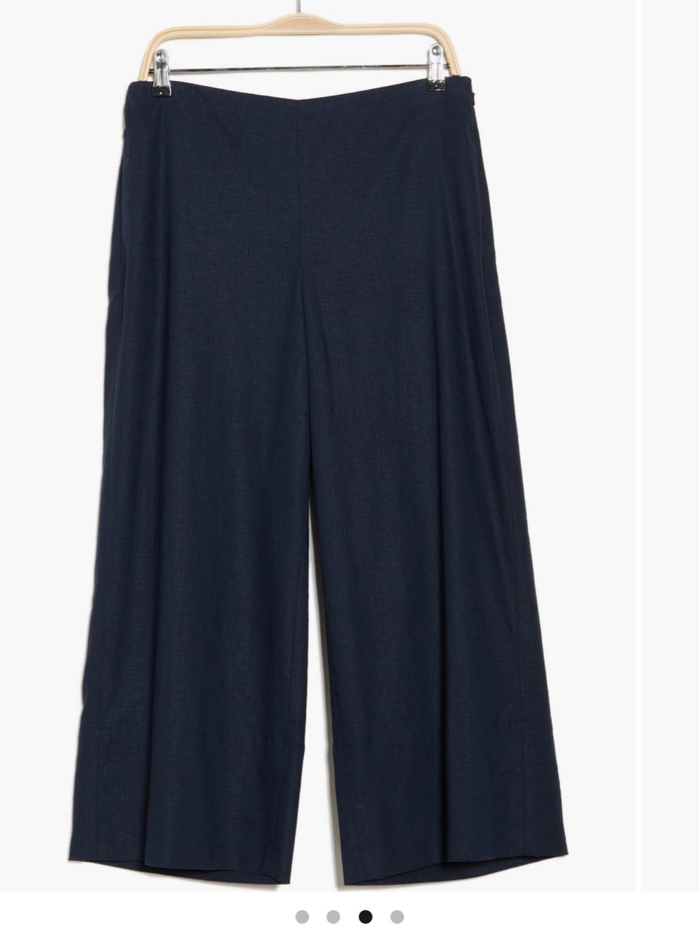 NWT Vince Linen Blend Crop Wide Leg Pants